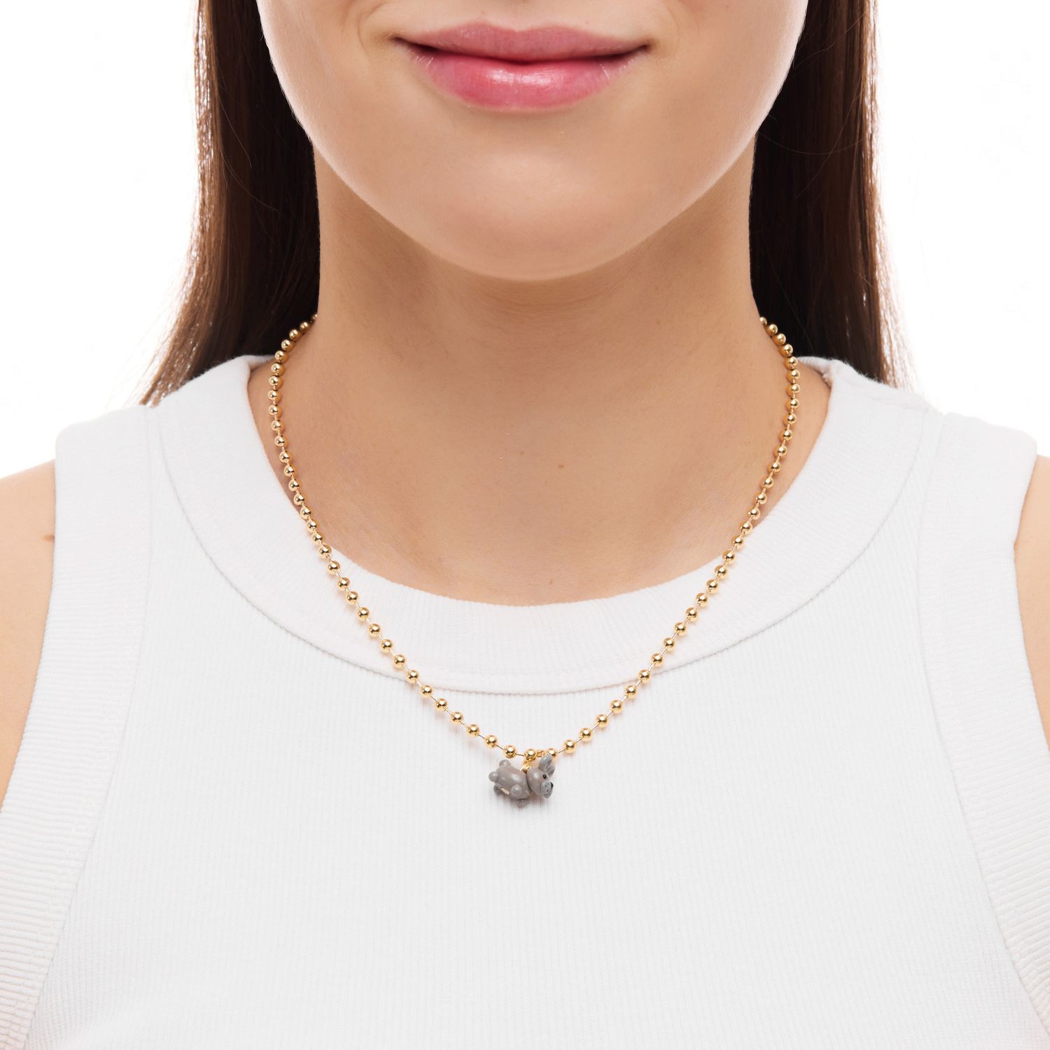 Колье Favorite Fluffy Necklace - French Bulldog