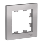 Рамка 1-я Schneider Electric Atlas Design алюминий