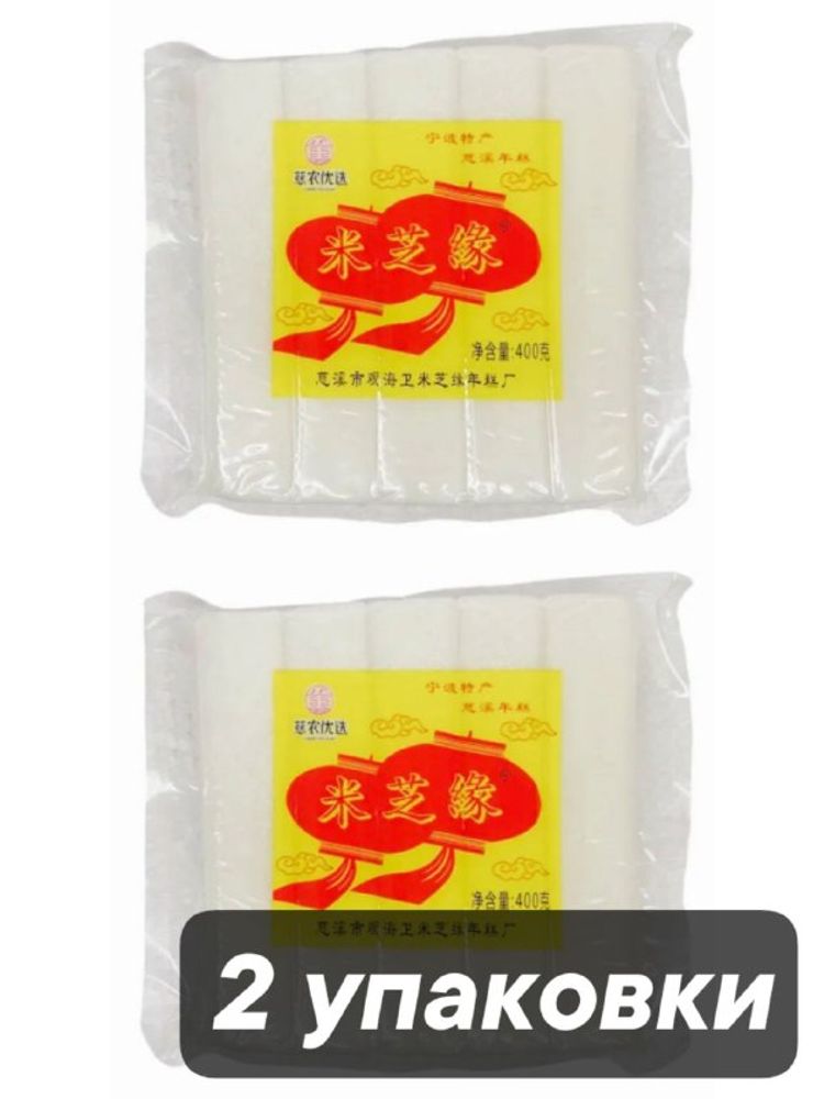 Рисовые палочки Токпокки Mizhiyuan 400 г x 2 шт