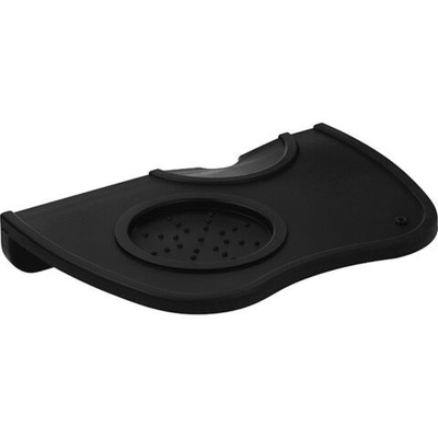 Черный силиконовый коврик для темпера (17,5х12 см) (Цвет: черный)