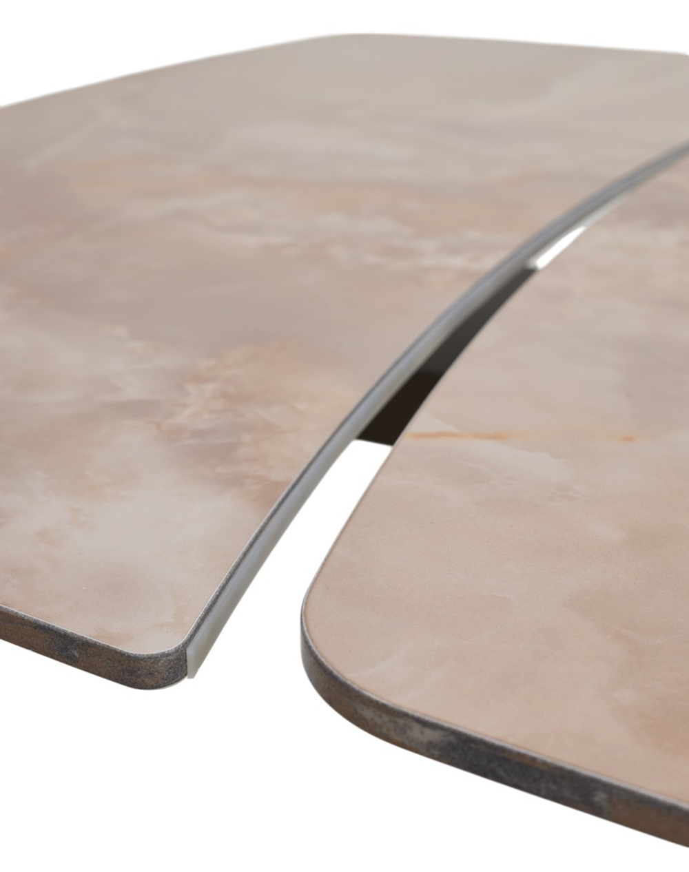 Стол М-City DISAUR Дакар (Dakar) 180 Амбер Жаде глянцевый (Gloss Amber Jade Solid Ceramic), Орех