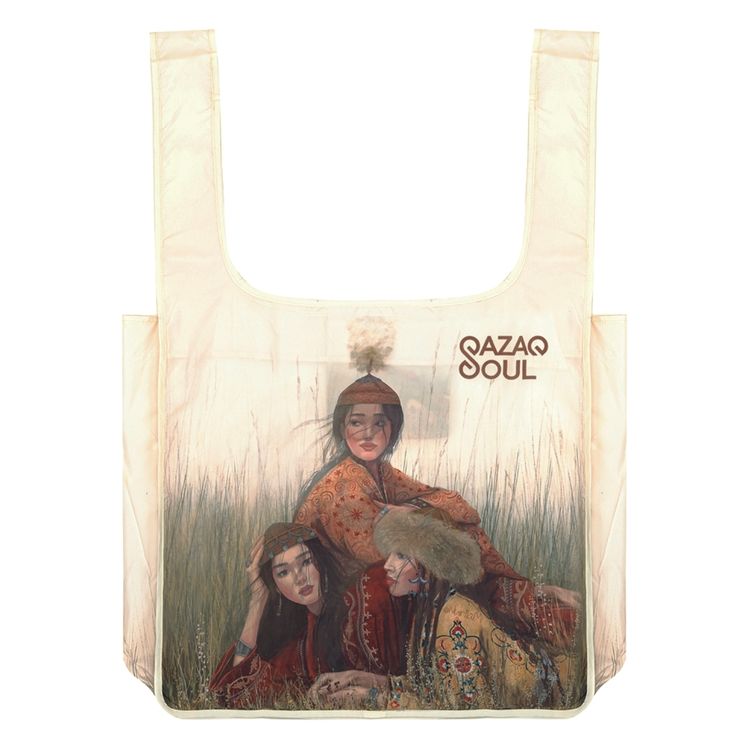 Шоппер QAZAQ SOUL складной полиэстер Арулар
