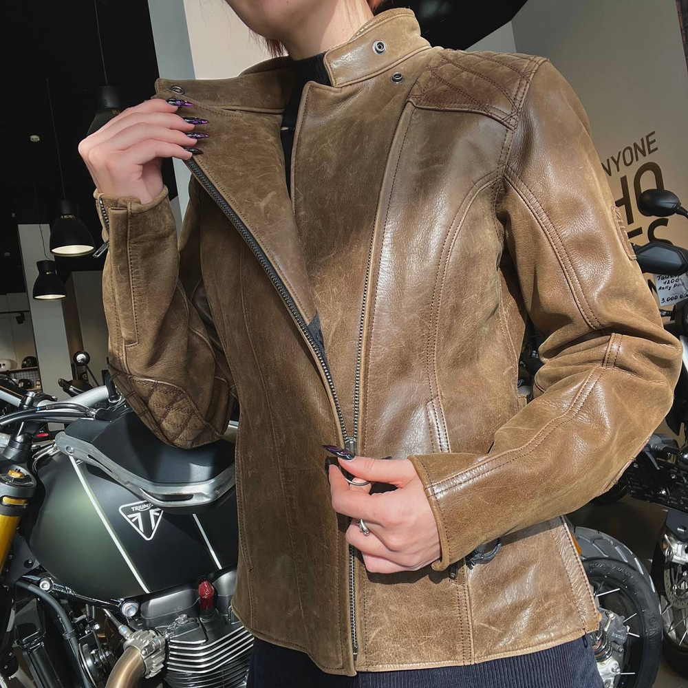 Мотокуртка косуха женская Triumph Barbour