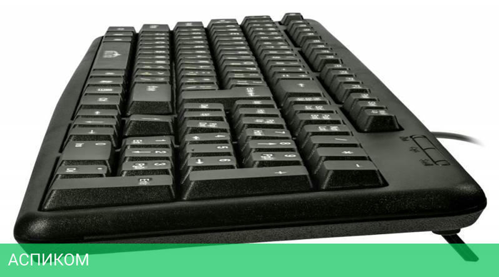 Клавиатура Oklick 130M черный