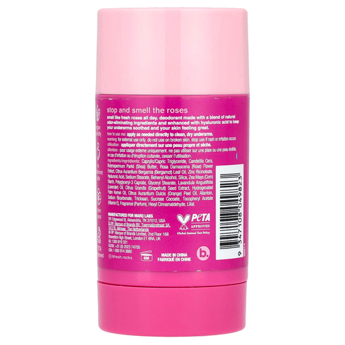 b.fresh, Дезодорант с гиалуроновой кислотой, Roses All Day, 75 г (2,64 унции)