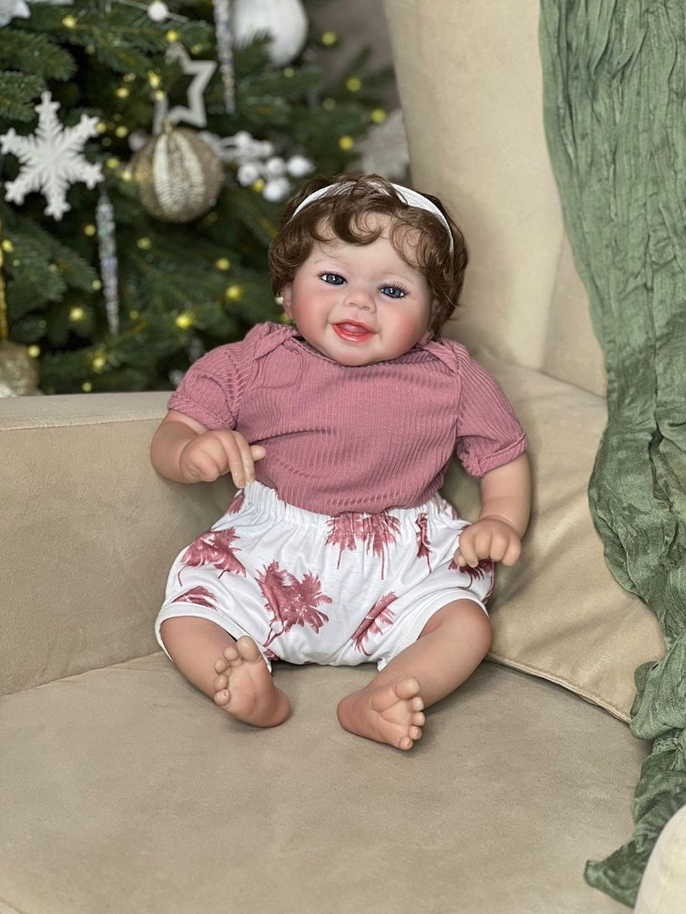 Кукла Реборн мягконабивная 48см в пакете (FA-848)