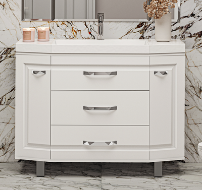 Тумба под раковину Misty Терра 110 (белая)