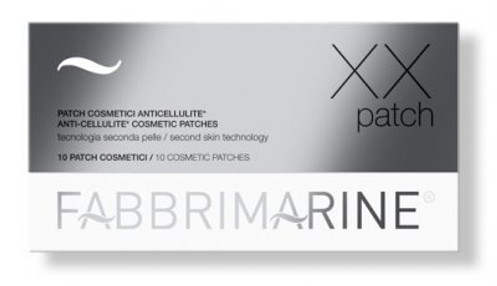 FABBRIMARINE Антицеллюлитные патчи, линия XX Patch  XX Patch, Patch сosmetici anticellulite  Anti-cellulite cosmetic patches коробка 10 шт патчей