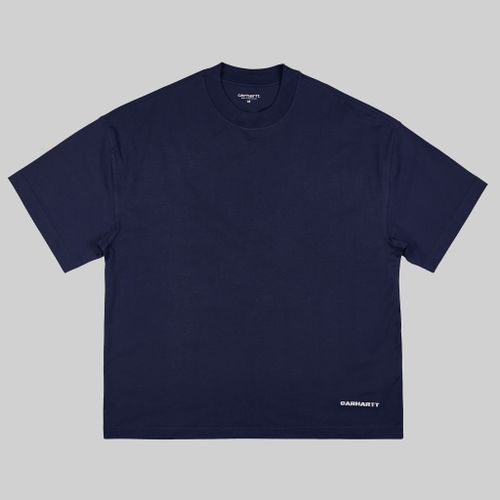 Футболка мужская Carhartt WIP Link Script артикул:I031373_blue - купить в магазине Дайс