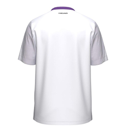 Мужская теннисная футболка Head Slice - white/purple
