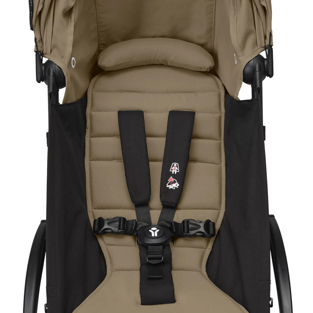 Коляска Stokke YOYO3 Newborn Shell рама чёрная Black 2 в 1 Toffee
