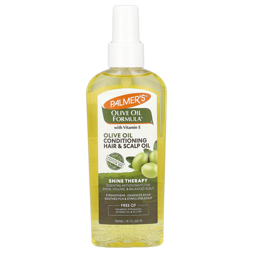Palmer's, Формула оливкового масла с витамином E, кондиционер-спрей для блеска, 150 мл (5,1 жидк. унц.)