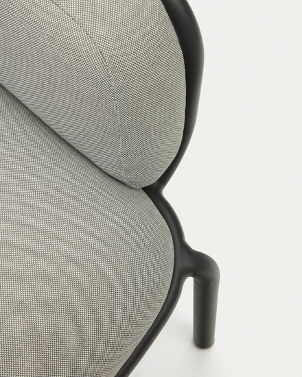 Joncols уличный алюминиевый 2-местный диван серого цвета 165 см Испания 