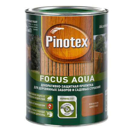 Пропитка Pinotex Focus Aqua Рябина 0,75л