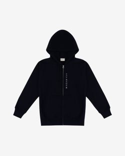 Худи Script zipper черный