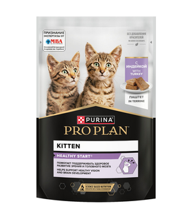 Про План Kitten Индейка Паштет 75гр.