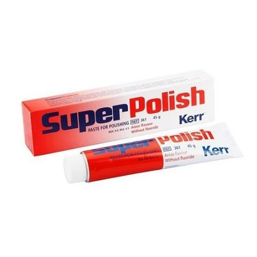 Super Polish (супер полиш) паста абразивная, без фтора, 45 г Kerr
