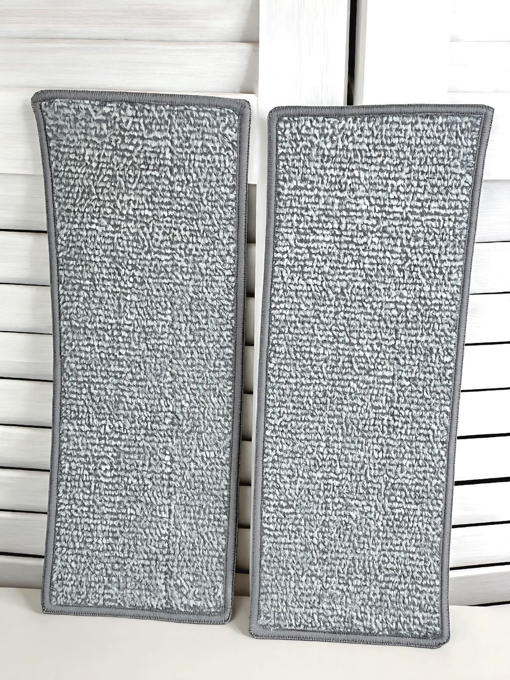 Ведро для мытья полов 5+5л с отжимом на защелках шваброй+2 насадки в комплекте