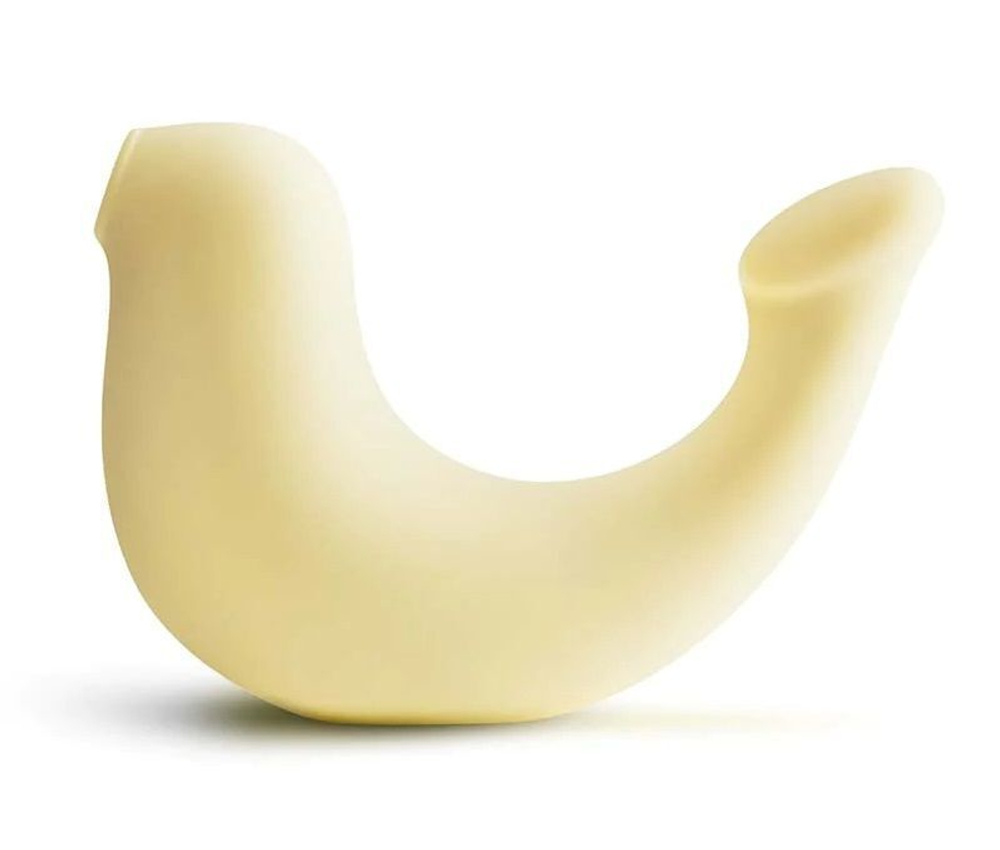 Желтый вибростимулятор G-spa для G-точки и клитора (Цвет: желтый)