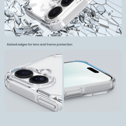 Прозрачный усиленный чехол от Nillkin с MagSafe для iPhone 17, серия Nature TPU Pro Magnetic Case