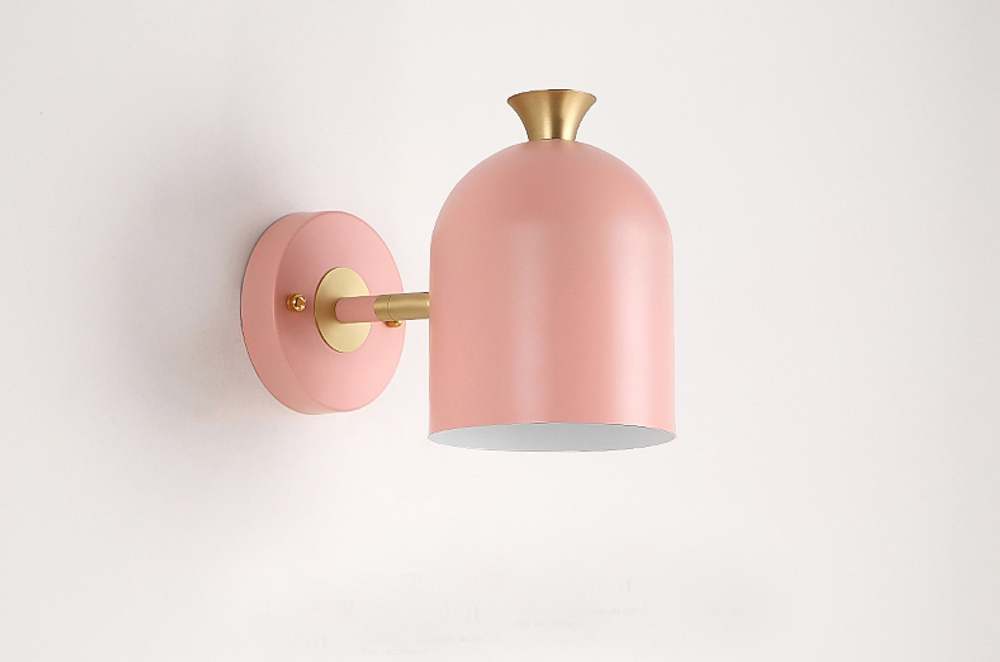 Wall design lamp Hood  (Pink)