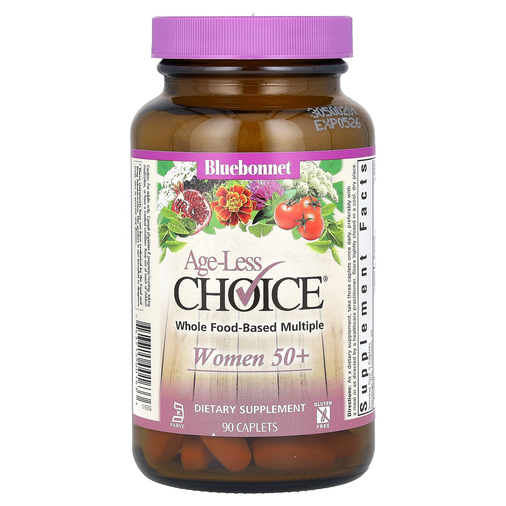 Bluebonnet Nutrition, Age-Less Choice, выбор для женщин старше 50 лет, 90 капсул
