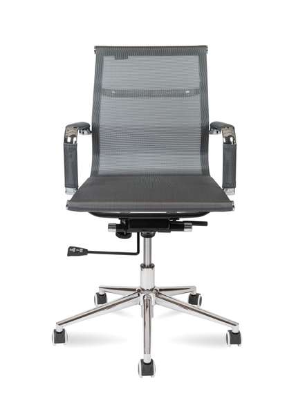 Кресло офисное Норден / Хельмут LB / серая сетка