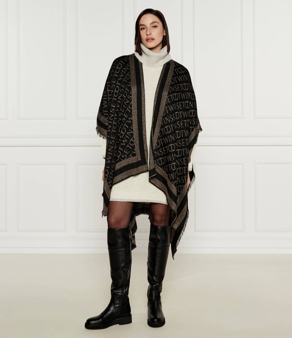 Пончо TWINSET - черный(242TO504A)