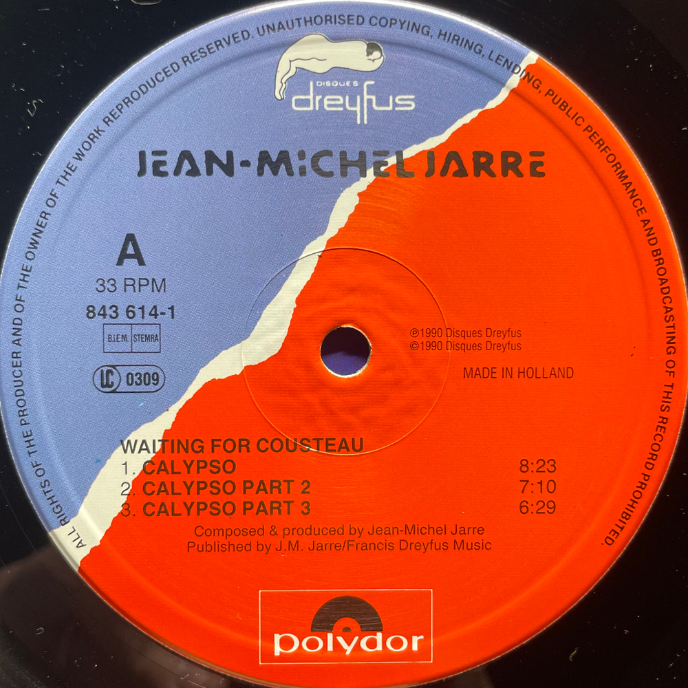 Jean Michel Jarre - Waiting For Cousteau (Голландия 1990г.)