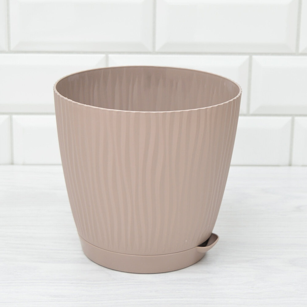 Горшок цветочный Флис 3л (какао)