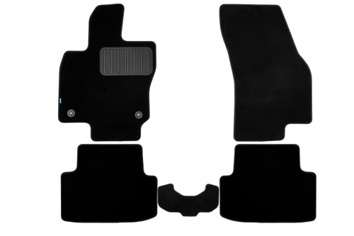Коврики в салон  JETTA VS5 2023- (I рестайлинг, I рестайлинг 2) кроссовер, 5шт. (текстиль) арт.KLEVER0312800222110KH