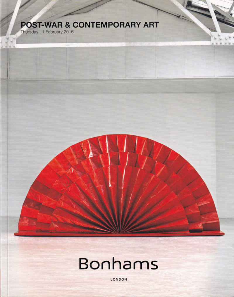 Каталог аукциона Bonhams, Лондон, Послевоенное и современное искусство от 11 февраля 2016 года