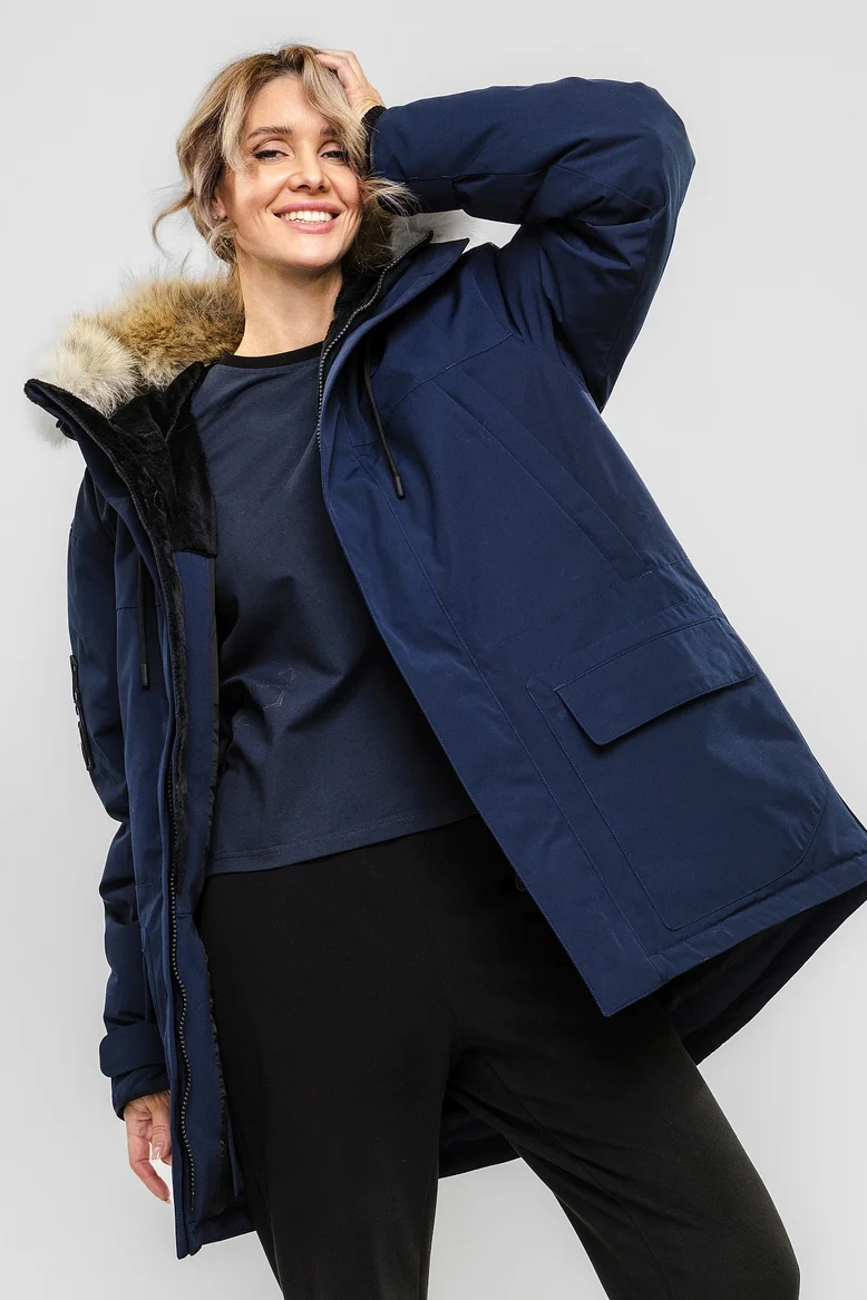 Арктическая парка "НОХО", унисекс, цвет "Полярная ночь"