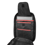 Рюкзак HEIKKI HIGH TECH (ХЕЙКИ) с отделением для ноутбука, USB-порт, черный.