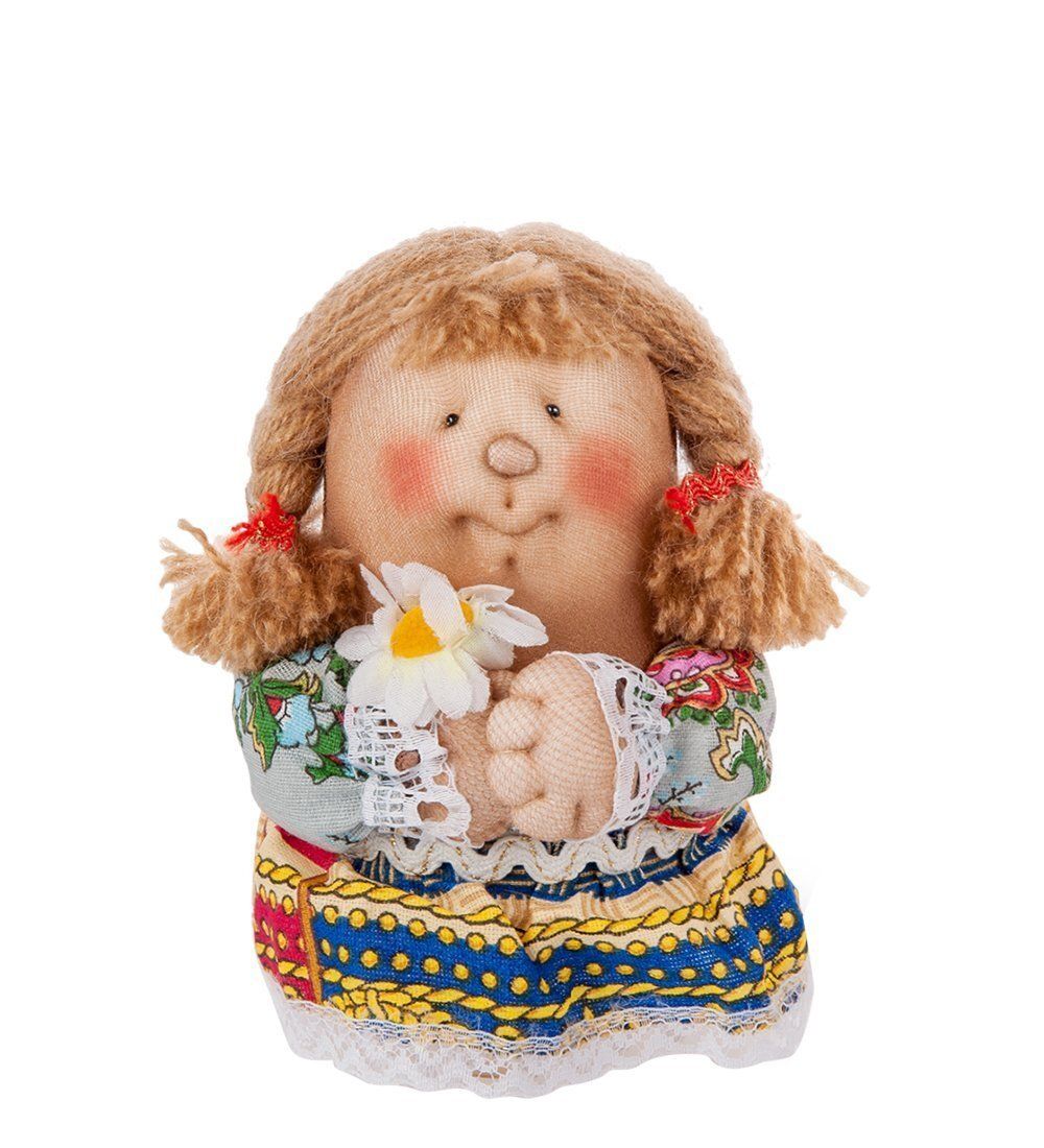 Народные промыслы ТК-723 Матрешка-шкатулка «Марфуша с косичками» мал.