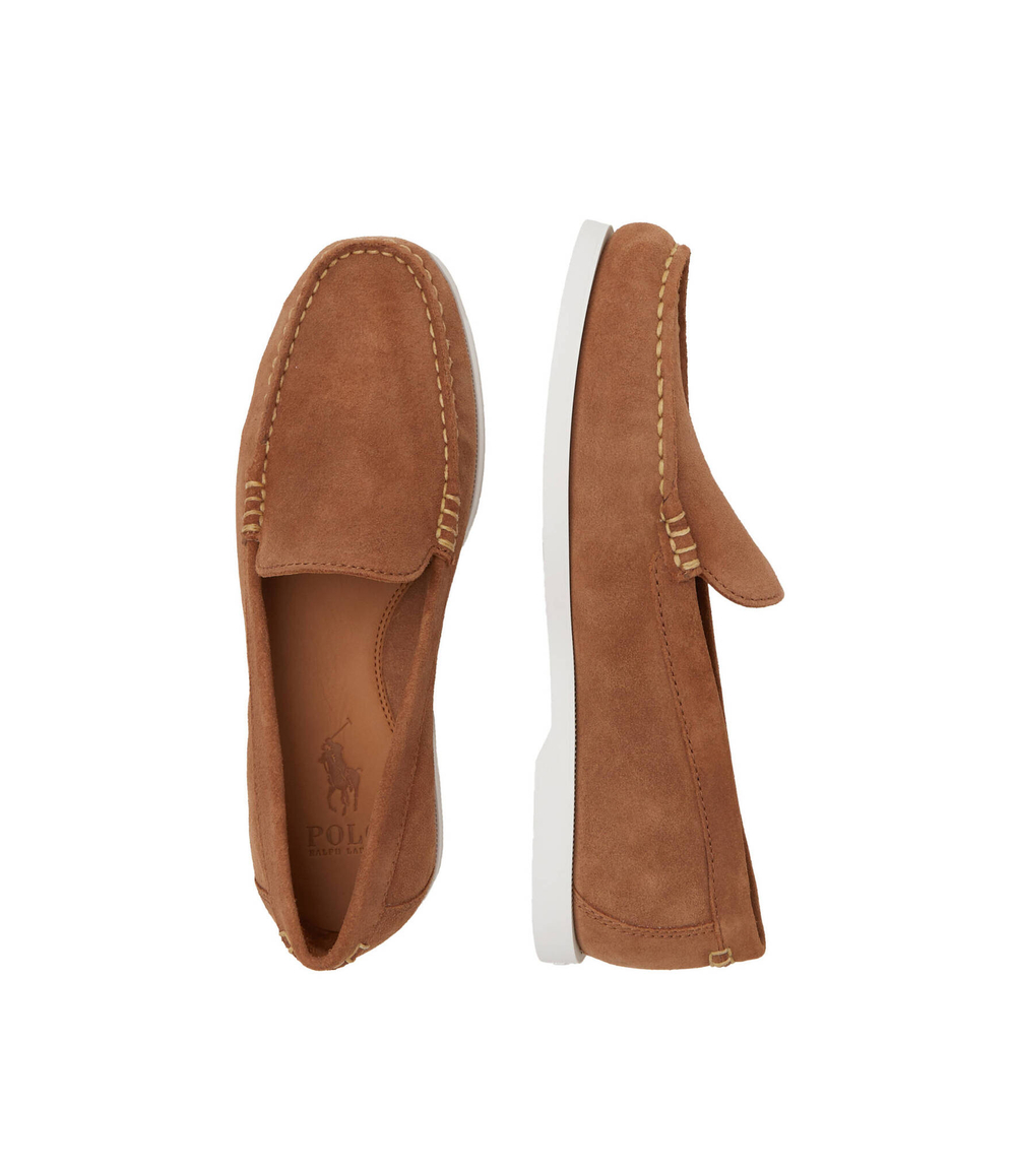 Кожаные мокасины merton POLO RALPH LAUREN - коричневый(803932196)