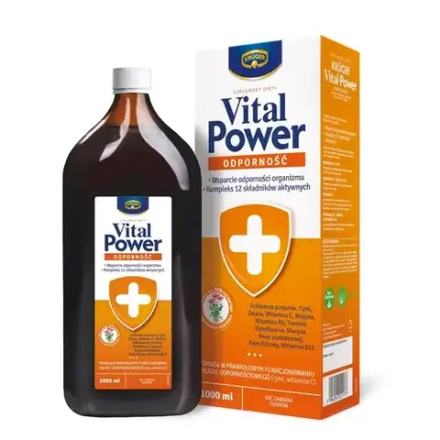 Krüger Vital Power Immunity сироп с комплексом из 12 активных ингредиентов, 1000 мл - сироп с комплексом из 12 активных ингредиентов, 1000 мл