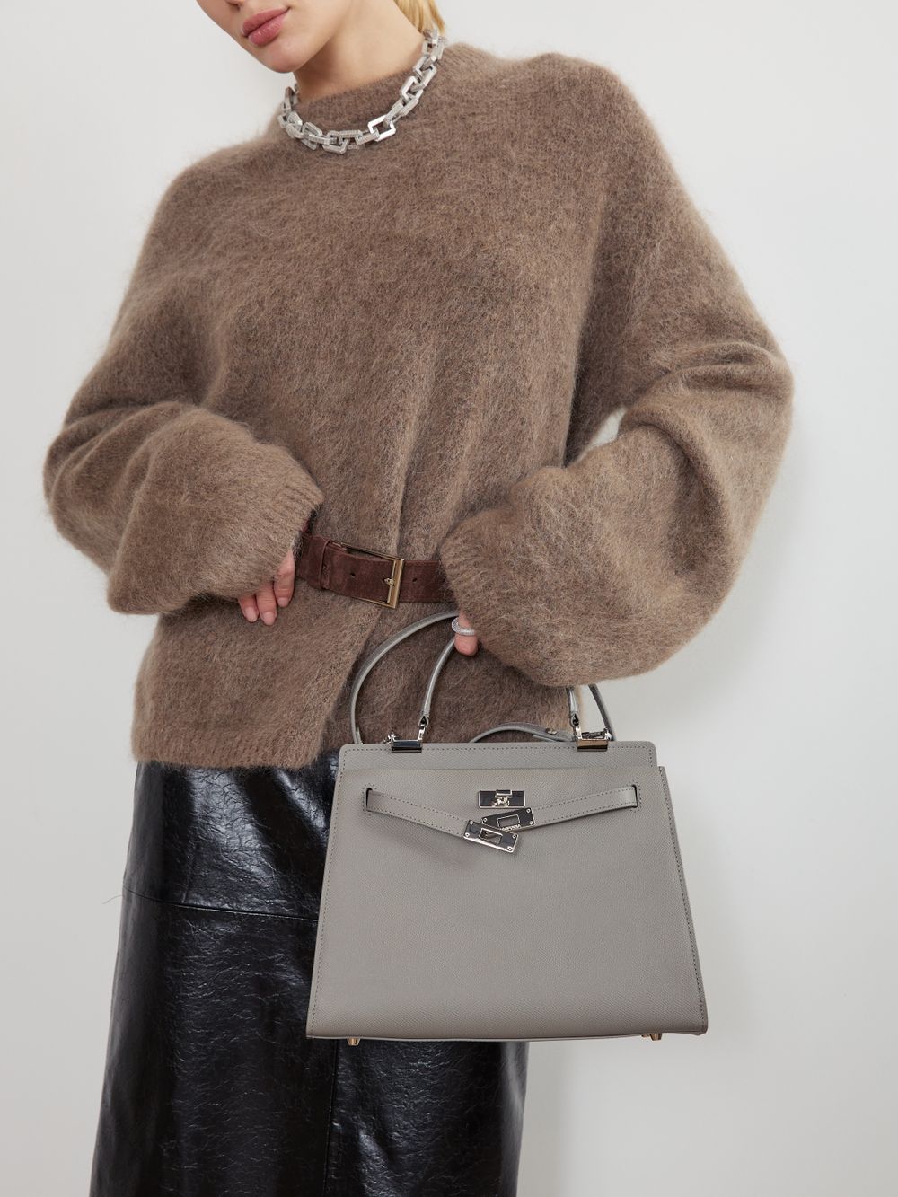 БАЗОВЫЙ РЕМЕНЬ ЗАМША ТЕМНЫЙ ШОКОЛАД