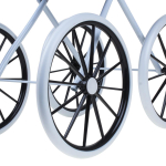 Коляска для кукол лежачая 33*57*65 см. пакет LM918-12