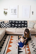 Ковер Lorena Canals Azteca Terracotta (120 x 160 см)