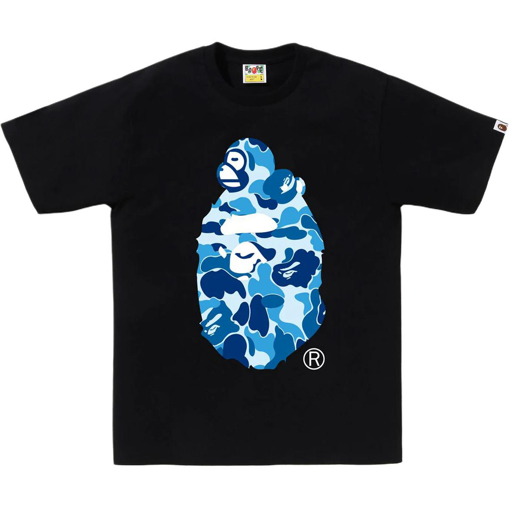 A Bathing Ape Bathing Ape Футболка Regular Straight Fit Summer 0zxtemx00310q черный синий