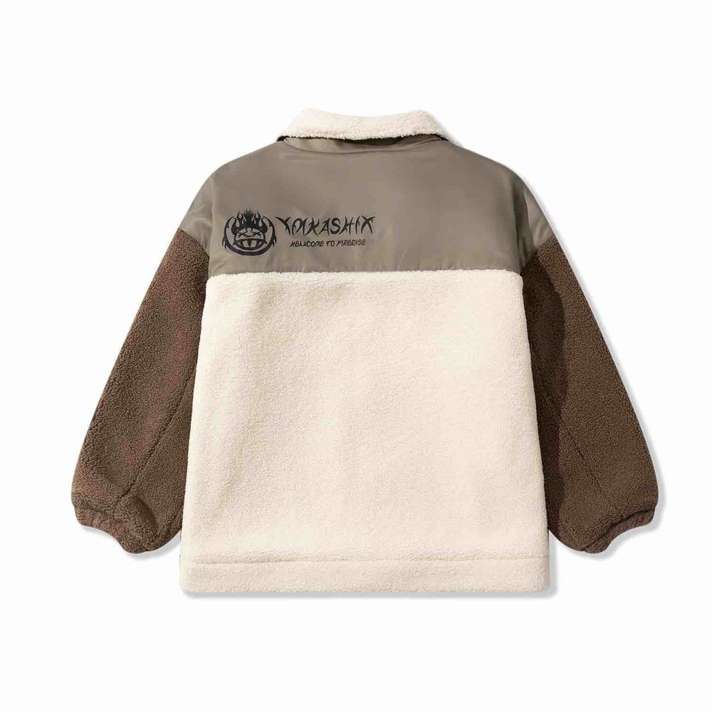 Куртка Ymkashix Furry HTF коричневая/песочная