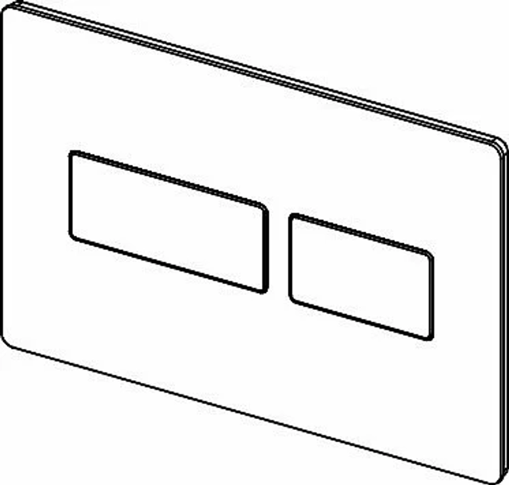 Кнопка для инсталляции TECE Solid 9240432 белый