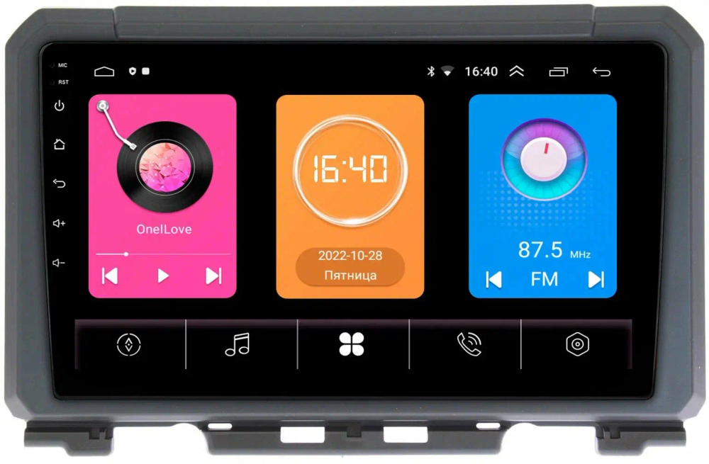 Магнитола для Suzuki Jimny 2019+ - OEM GT9-9216 на Android 10, 2ГБ-16ГБ