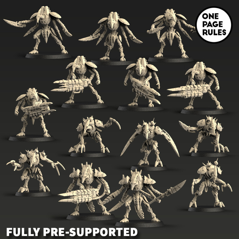 Xenos Armies Necrons Necron Flayed One Skorpekh Destroyers Necron Immortals 1 шт. миниатюра для dnd, днд, pathfinder, фентези, Настольная игра, НРИ, Варгейм, РПГ