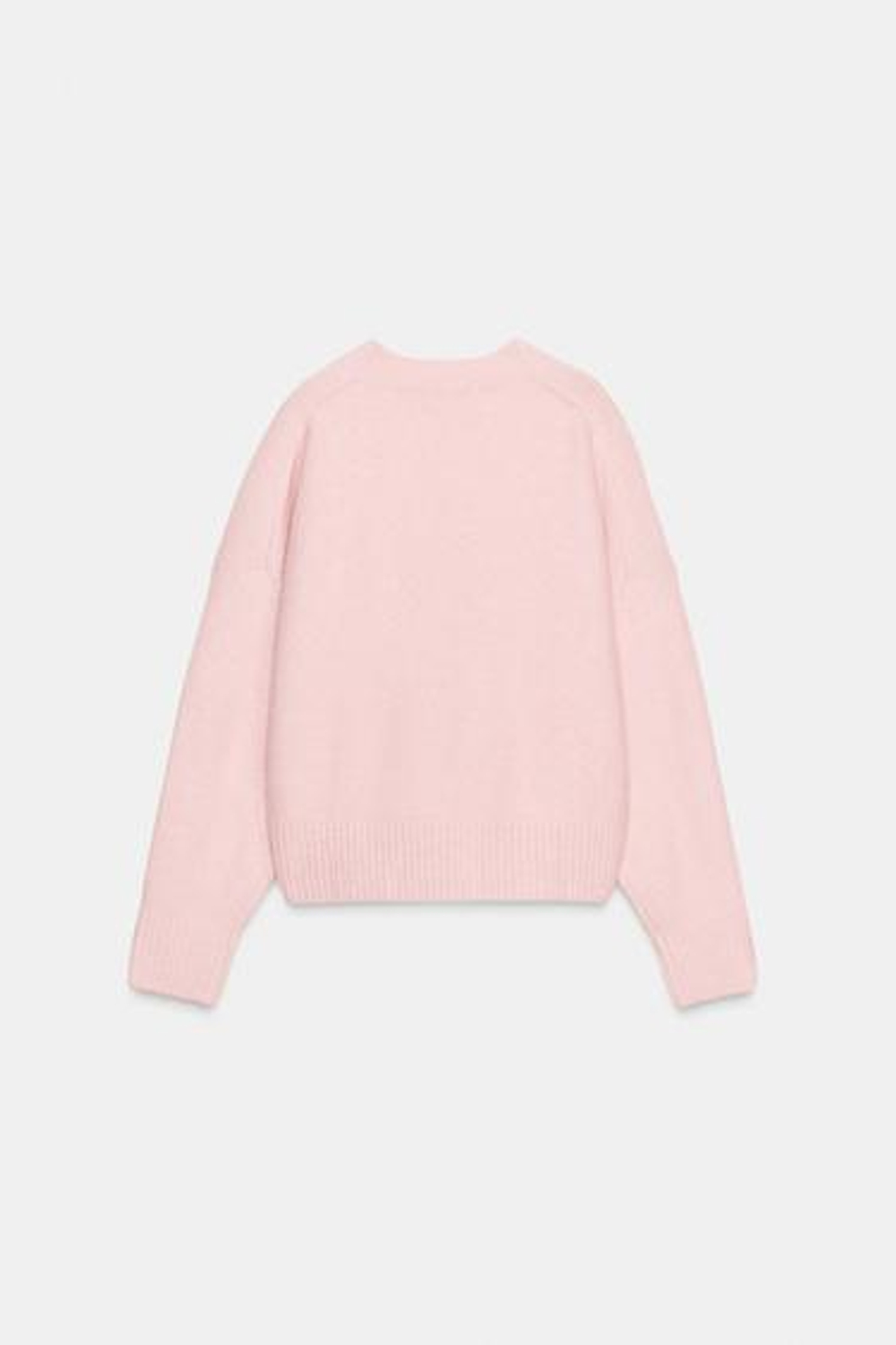 Мягкий трикотажный свитер - ZARA