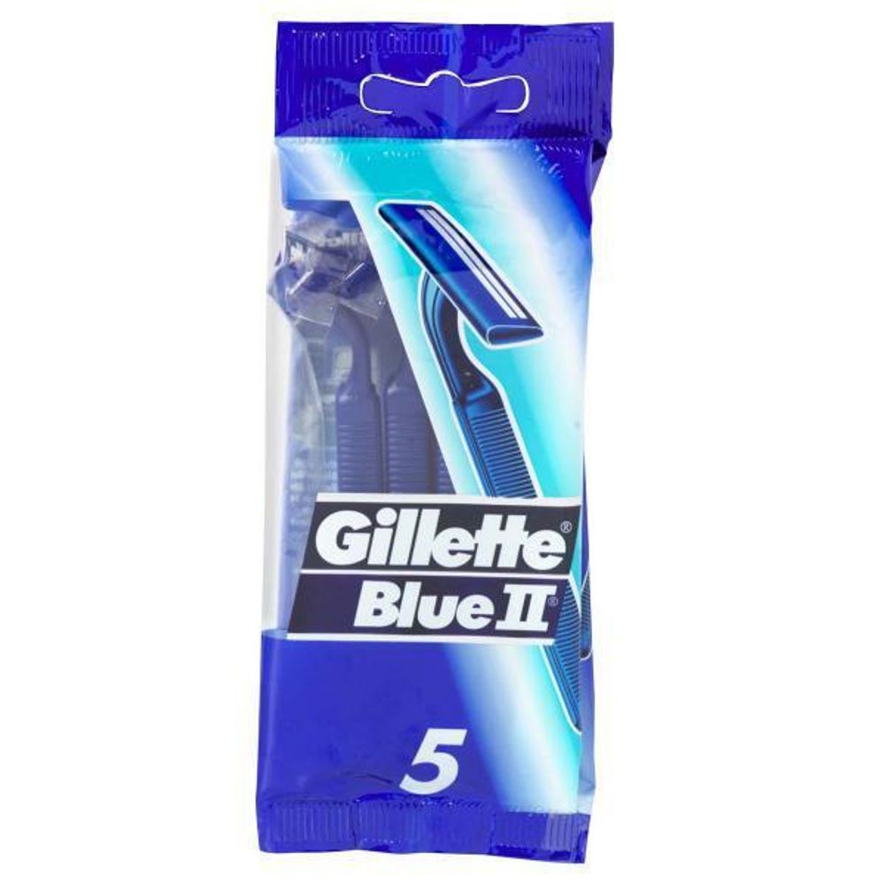 Одноразовый станок Gillette Blue II 5шт