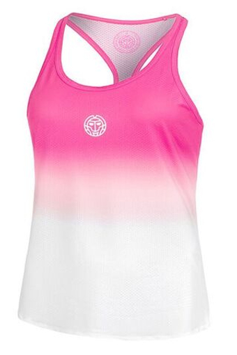 Футболка для девочки теннисная Bidi Badu Girls Crew Gradiant - разноцветный