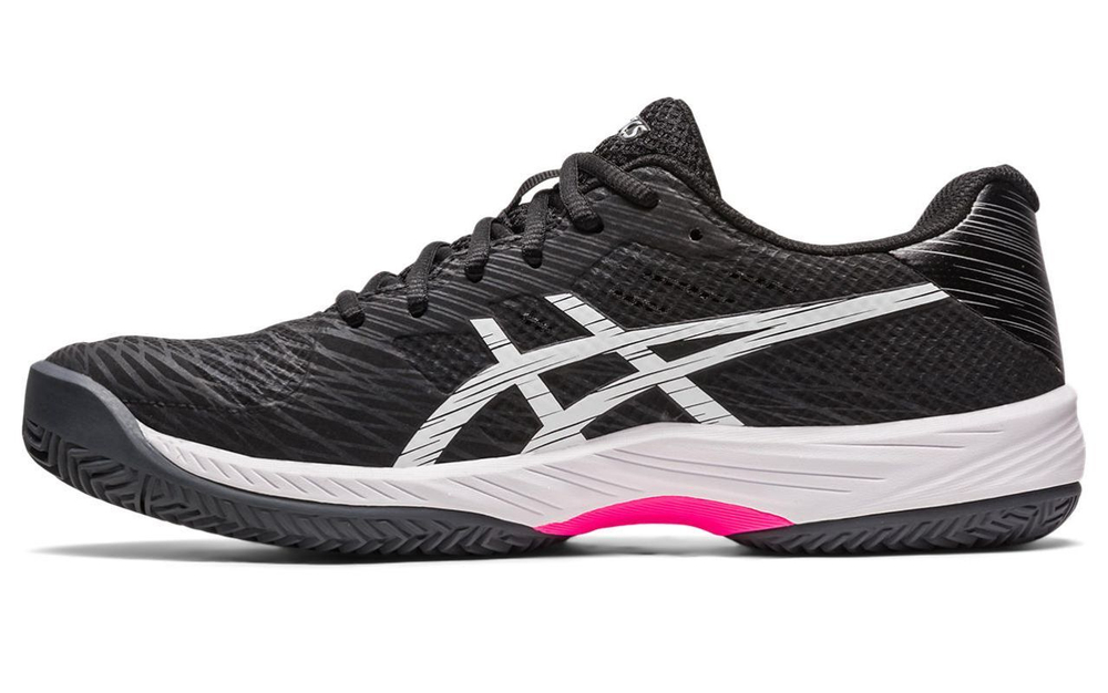 Мужские кроссовки теннисные Asics Gel-Game 9 Clay/OC - black/hot pink