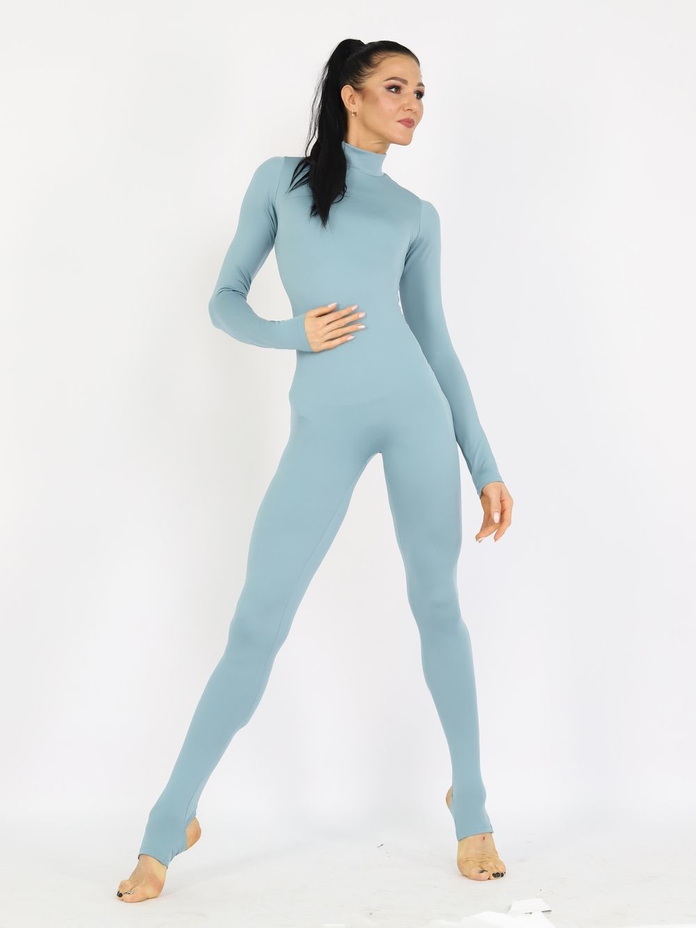 Комбинезон Cat Suit - SS, Голубой дым